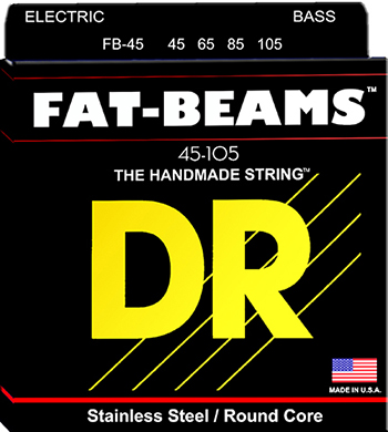 Μπάσου Χορδές DR FAT-BEAMS 4-ΧΟΡΔΟΥ FB-45 ( 45-105 ) Σετ Χορδές μπάσσου